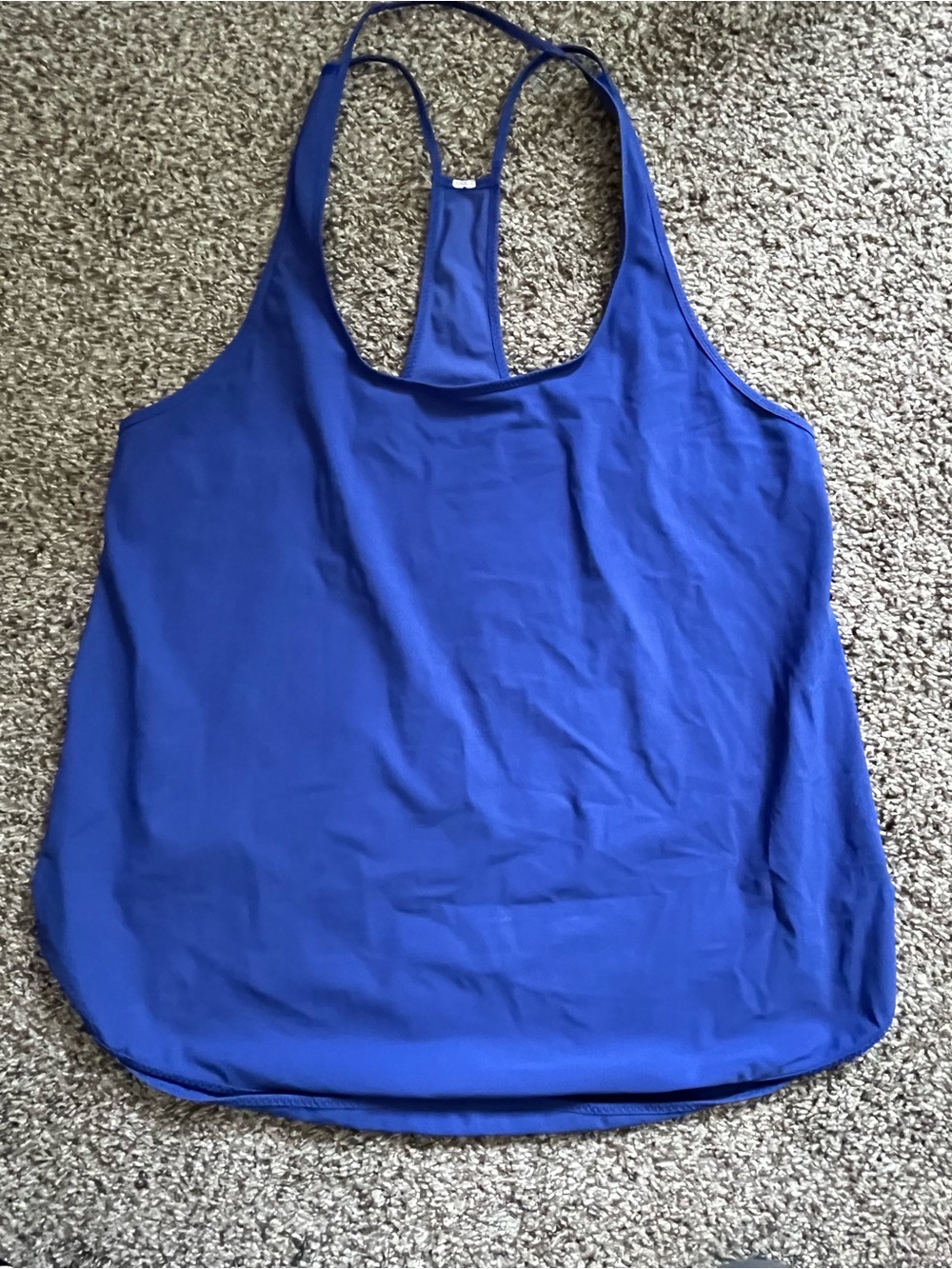 SOLD athletica Blue Racerback Tank Top